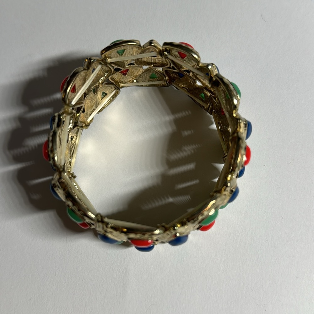 Chico's ‎ Multicolored Red Blue Green Stretch Bracelet - Picture 3 of 6